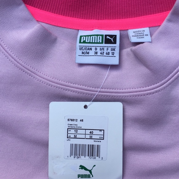 - PUMA CHASE SWEATSHIRT IN ORCHID ROSA - Picture 5 of 5